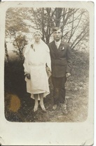 Hääpäivä Lyydia Kalliomäki & Markus Kotomäki, häät Ylihonkaluomalla Honkajoella 1929.
